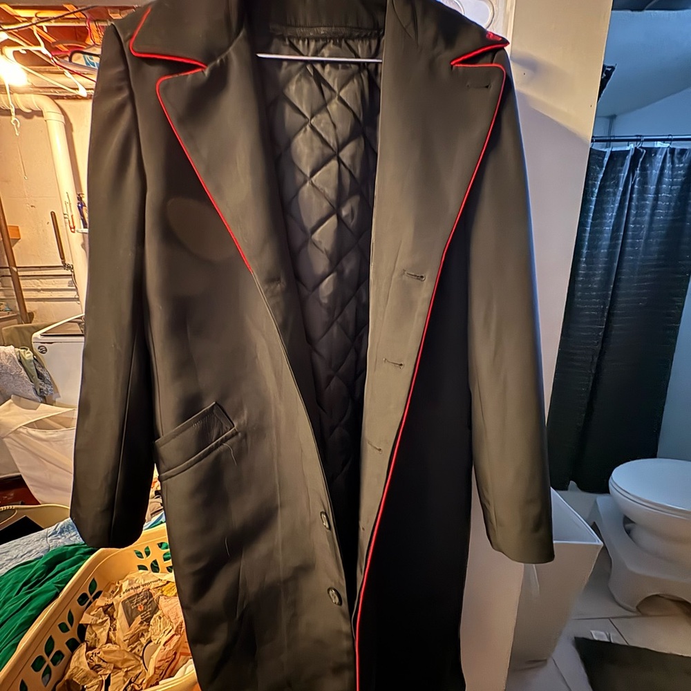 Disney Black Coat with Red Trim